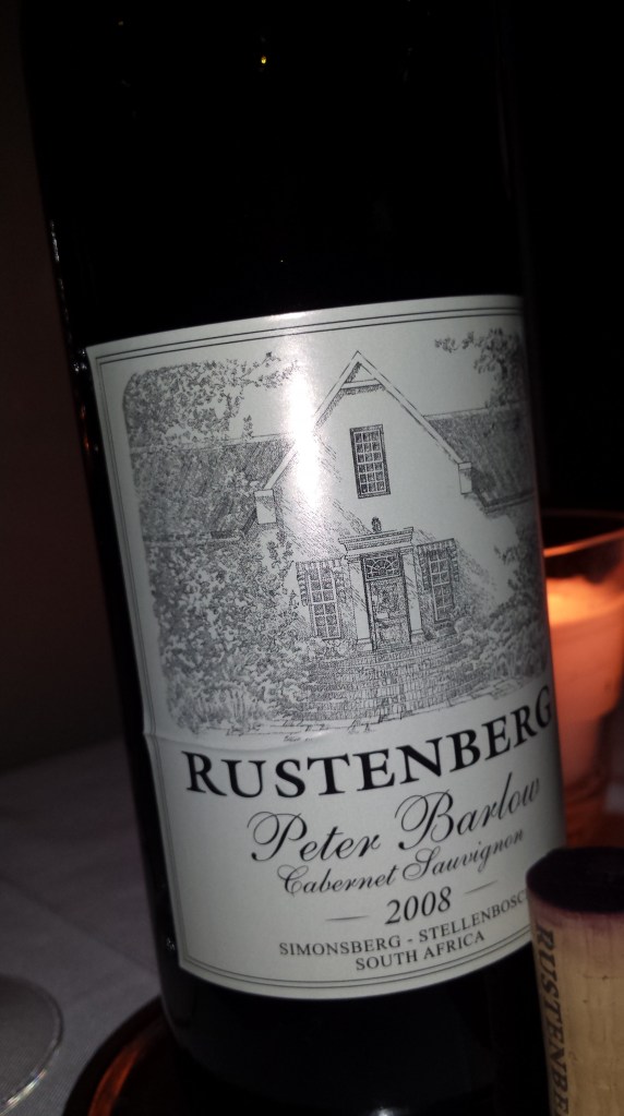 Peter Barlow wine, Rustenberg