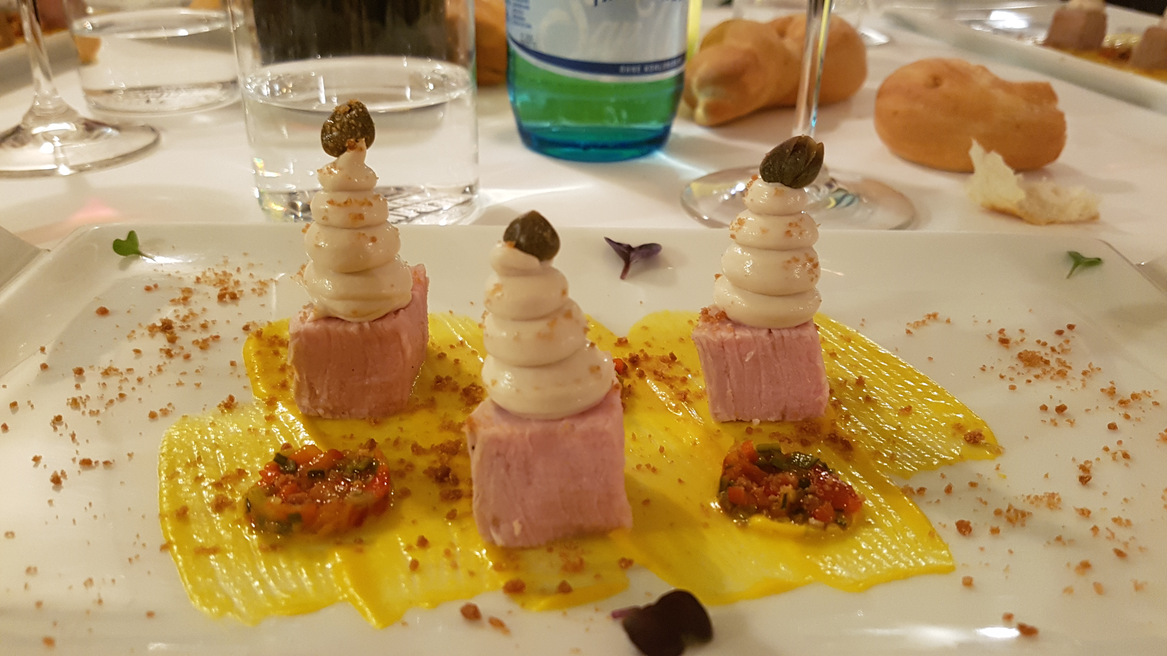 Vitello tonnato dish