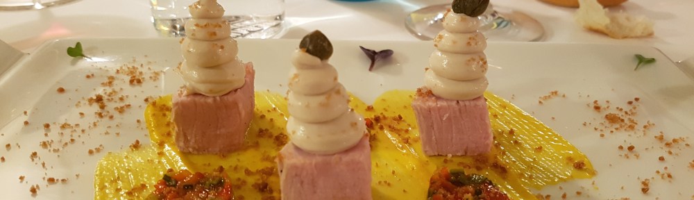 Vitello tonnato dish