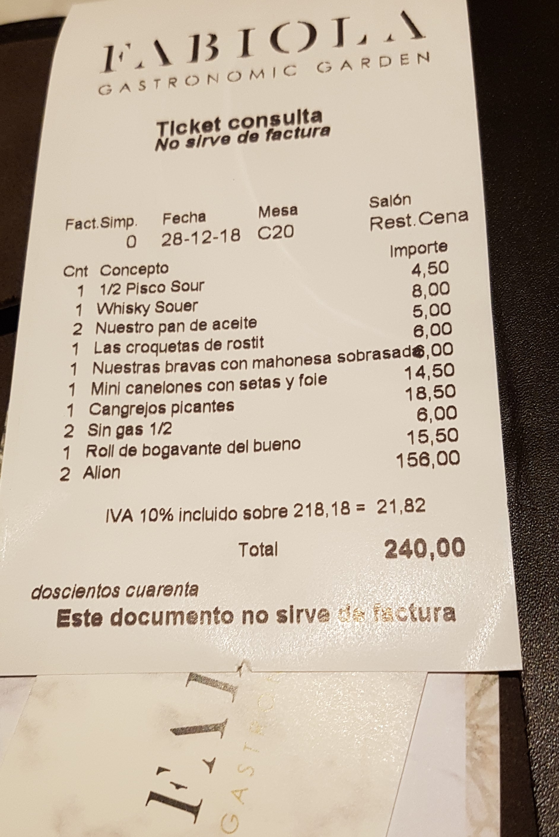 The bill
