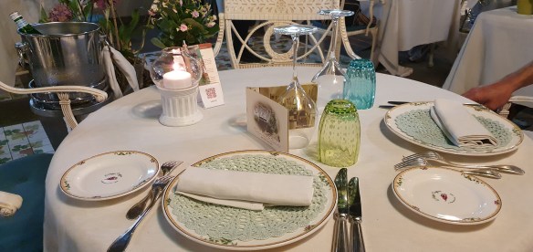 Table setting, L'Antica Trattoria, Sorrento