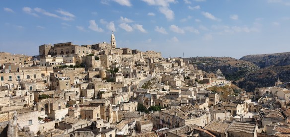 View of Matera, Italy
